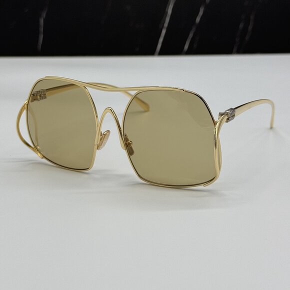 NEW MIU MIU MUA55S 5AK10R SUNGLASSES GOLD WOMEN MU A55S, SMU A55 main image 10